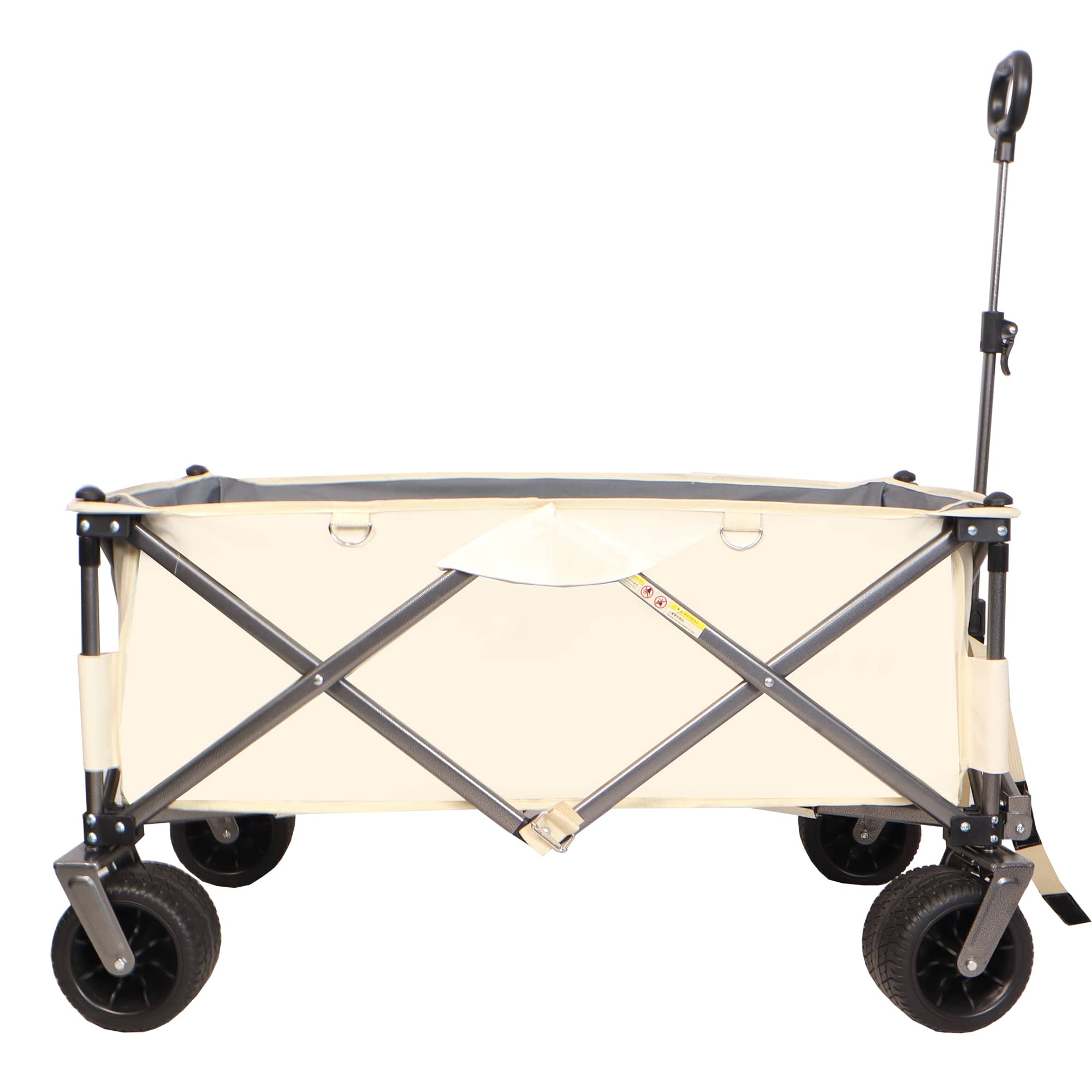 Heavy Duty Folding Wagon Cart with All-Terrain Wheels