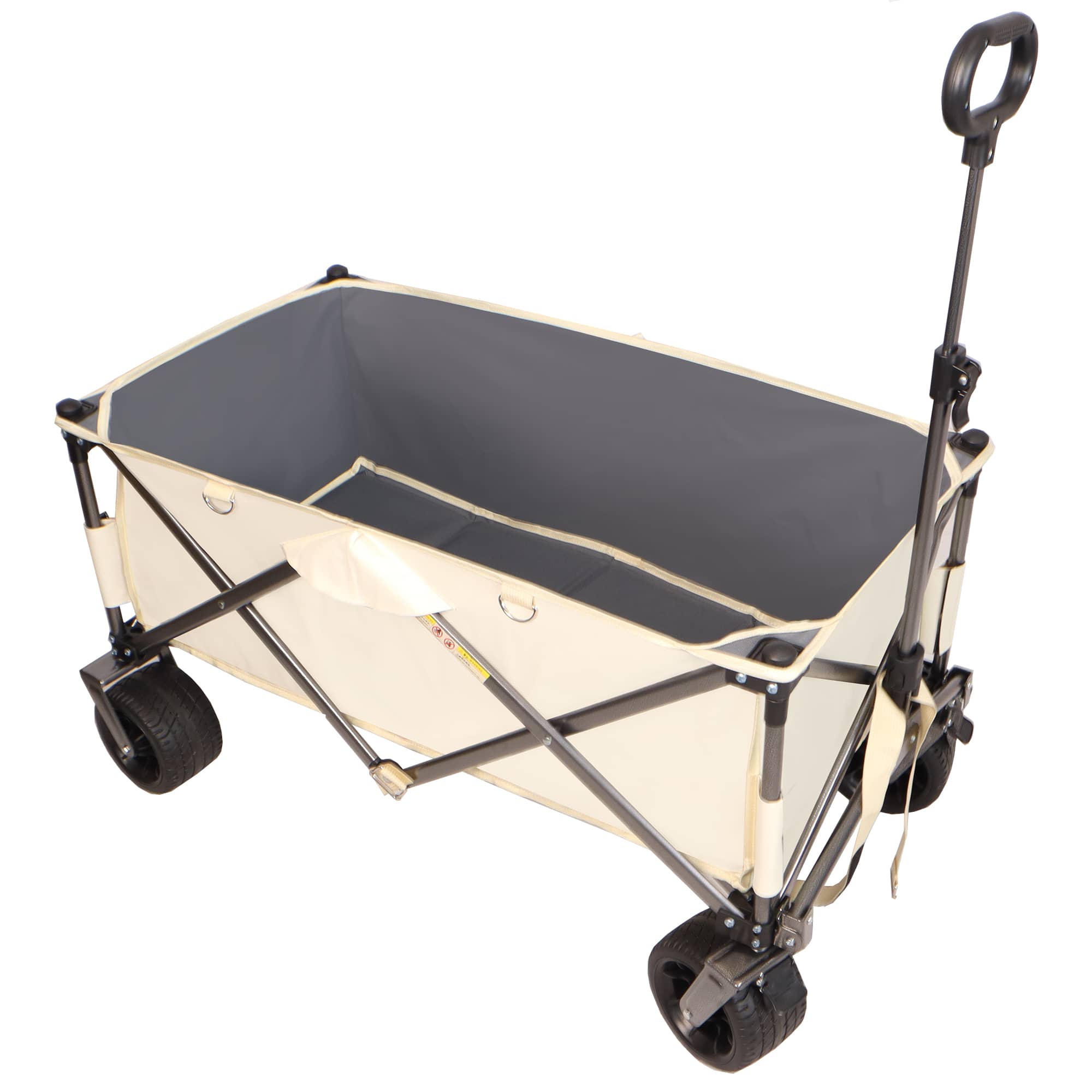 Heavy Duty Folding Wagon Cart with All-Terrain Wheels